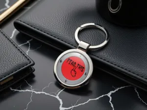 Metal Keychain Alloy Custom Style Minimal